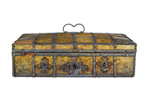LATE 18TH CENTURY SCANDINAVIAN METAL BOUND BOX