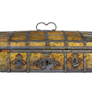 LATE 18TH CENTURY SCANDINAVIAN METAL BOUND BOX