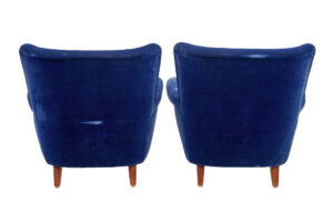 Fine Mid 20th Century Blue 3 Piece Suite — thumbnail 10