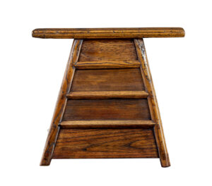 Small 19th Century Elm Table Top Chest of Drawers — thumbnail 3