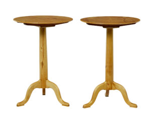 Pair of 19th Century Swedish Birch Side Tables — thumbnail 4