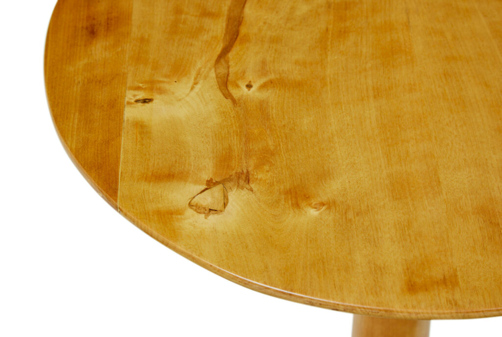 Pair of 19th Century Swedish Birch Side Tables — image 2
