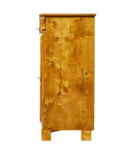 19th Century Swedish Tiger Birch Cupboard — thumbnail 2