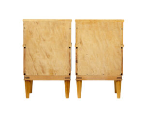Pair of Mid Century Scandinavian Birch Bedside Cupboards — thumbnail 6