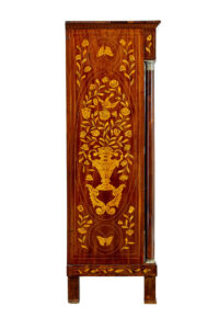 19th Century French Inlaid Mahogany 6 Drawer Inlaid Chest — thumbnail 9