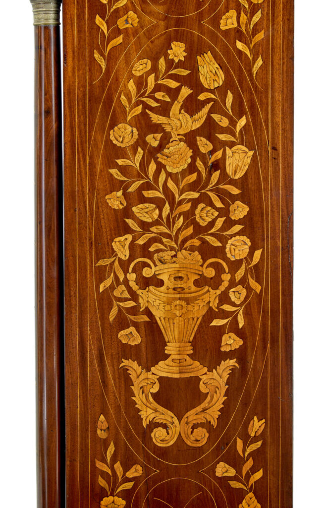 19th Century French Inlaid Mahogany 6 Drawer Inlaid Chest — image 6