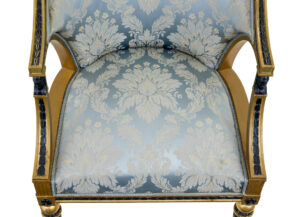 Pair of 19th Century Swedish Gothenburg Gilt Armchairs — thumbnail 6