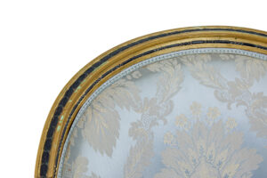 Pair of 19th Century Swedish Gothenburg Gilt Armchairs — thumbnail 4