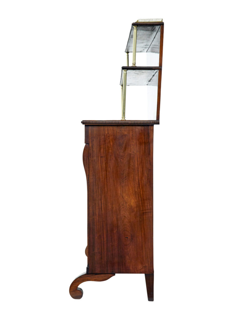 19th Century Regency Brass Inlaid Chiffonier Sideboard — image 5
