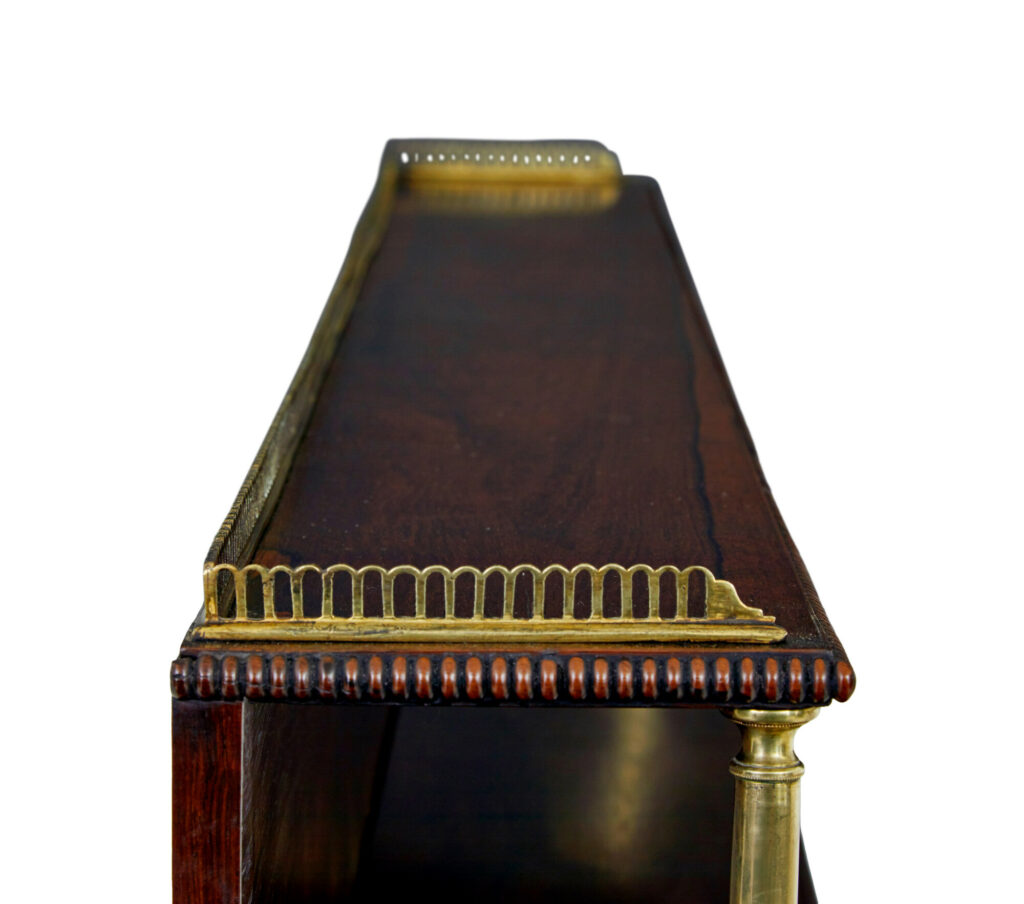 19th Century Regency Brass Inlaid Chiffonier Sideboard — image 3