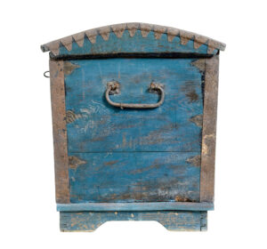 Swedish 19th Century Hand Painted Oak Coffer — thumbnail 6