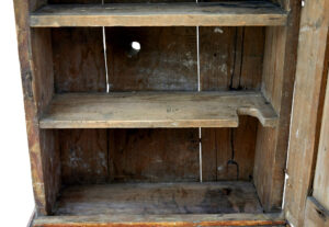 Hand Painted Mid 19th Century Swedish Pine Wall Cupboard — thumbnail 4