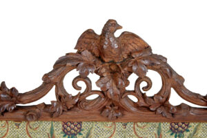 19th Century Carved Oak Black Forest Fire Screen — thumbnail 5