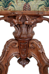19th Century Carved Oak Black Forest Fire Screen — thumbnail 3