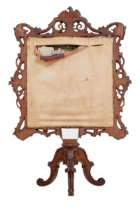 19th Century Carved Oak Black Forest Fire Screen — thumbnail 7