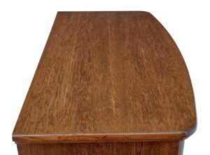 19th Century Bow Front Oak Chest of Drawers — thumbnail 2