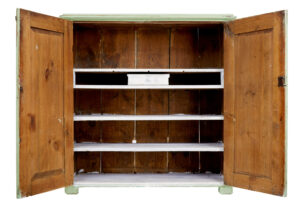 Swedish Mid 19th Century Painted Pine Cupboard Sideboard — thumbnail 3