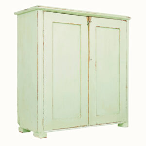 SWEDISH MID 19TH CENTURY PAINTED PINE CUPBOARD SIDEBOARD