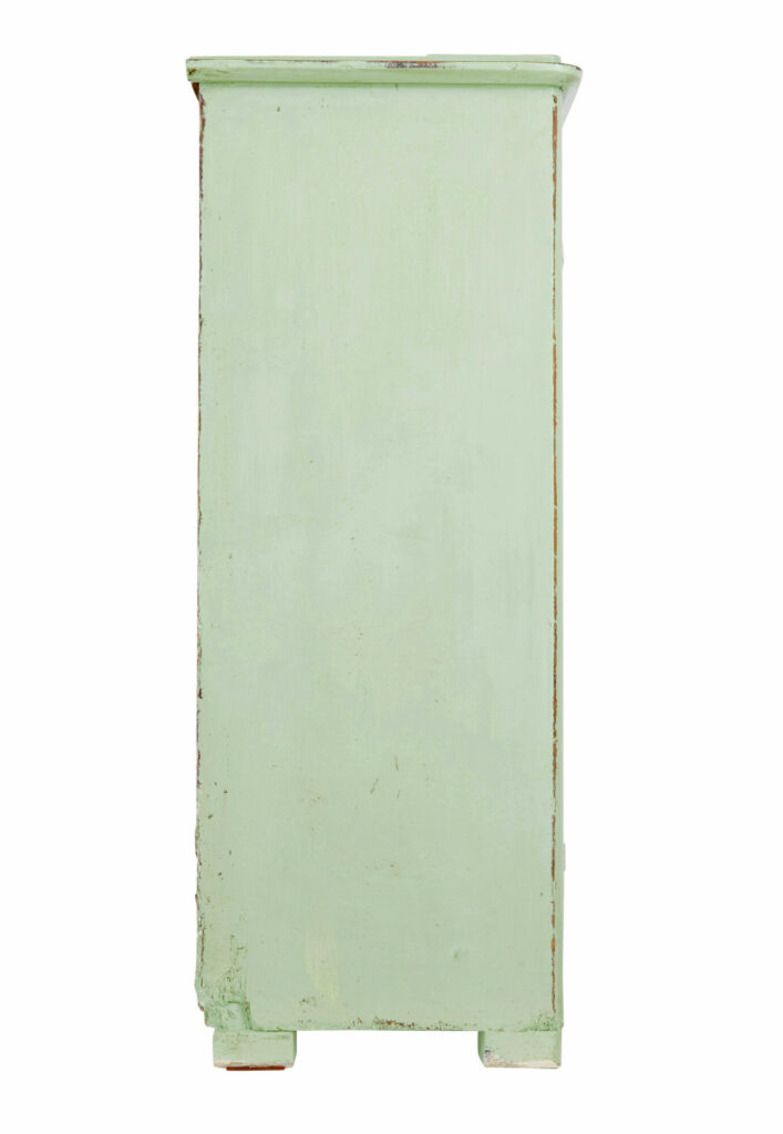 Swedish Mid 19th Century Painted Pine Cupboard Sideboard — image 4