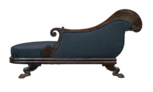 19th Century William Iv Carved Mahogany Chaise Longue — thumbnail 8