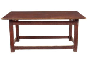 Large 19th Century Scandinavian Pine Painted Table — thumbnail 3