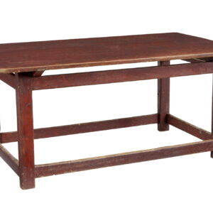 LARGE 19TH CENTURY SCANDINAVIAN PINE PAINTED TABLE