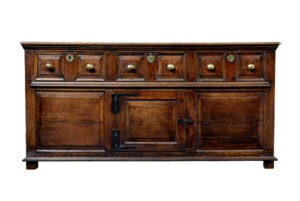 English 18th Century Carved Oak Dresser — thumbnail 10