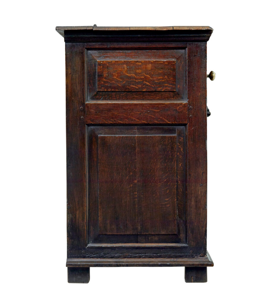 English 18th Century Carved Oak Dresser — image 6