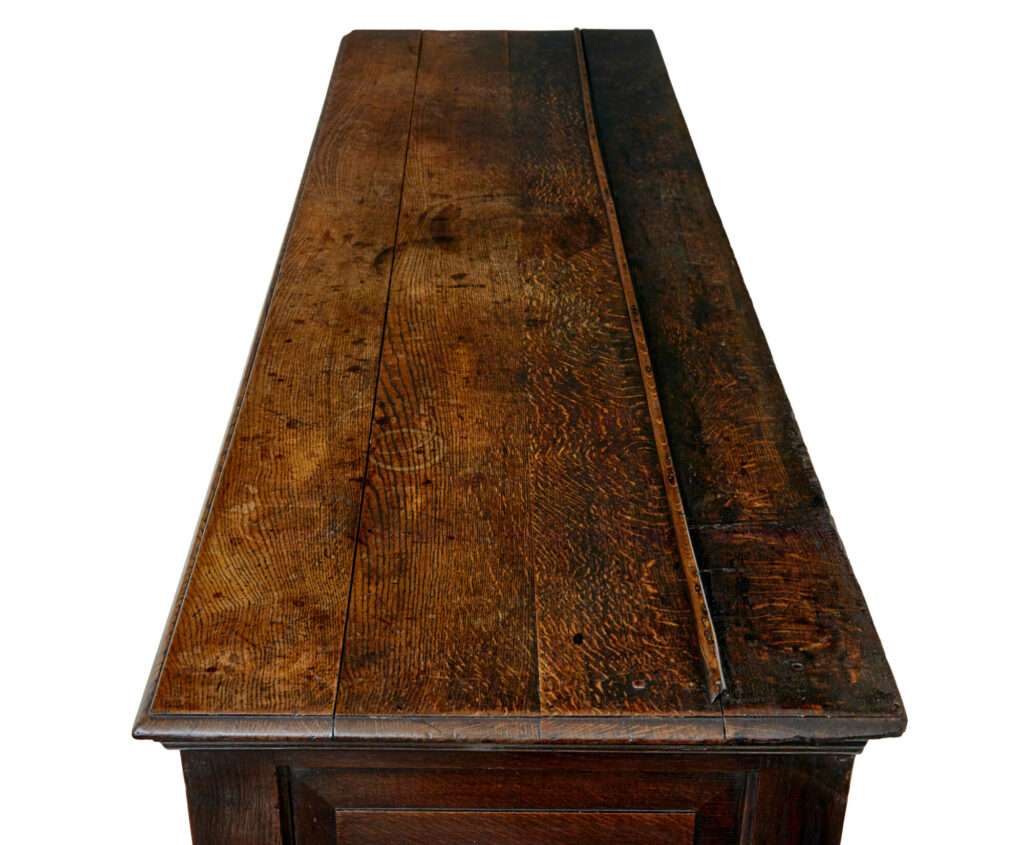 English 18th Century Carved Oak Dresser — image 2