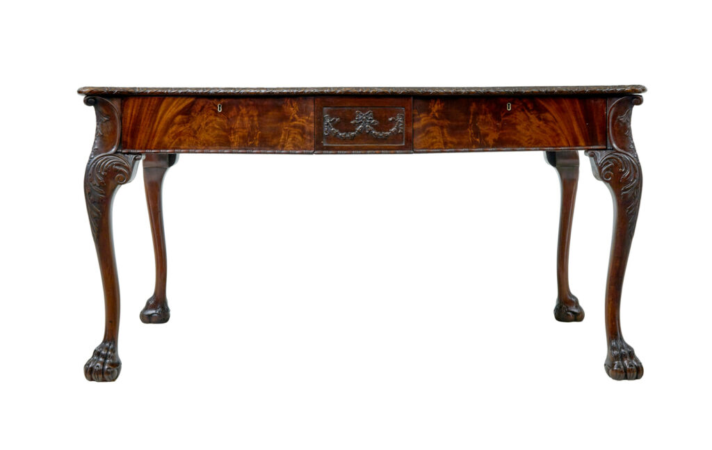 Mid 19th Century English Partners Desk in the Chippendale Taste — image 11