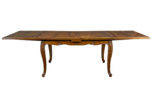 19th Century French Inlaid Fruitwood Extending Dining Table — thumbnail 9