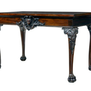 19TH CENTURY ENGLISH HAND CARVED SERVING TABLE