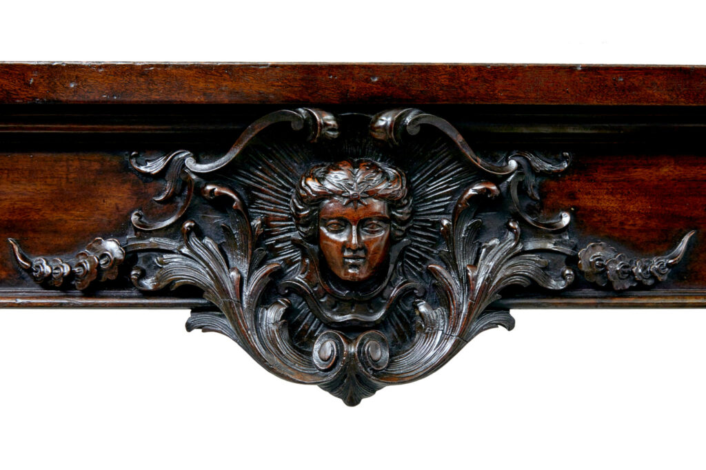 19th Century English Hand Carved Serving Table — image 10