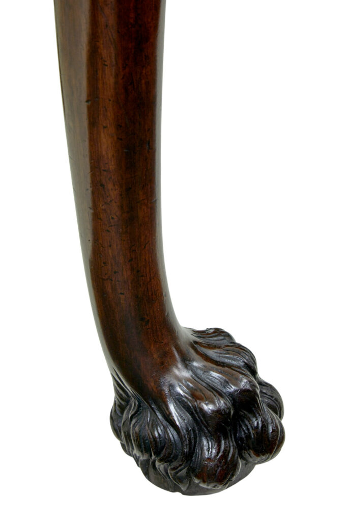 19th Century English Hand Carved Serving Table — image 9