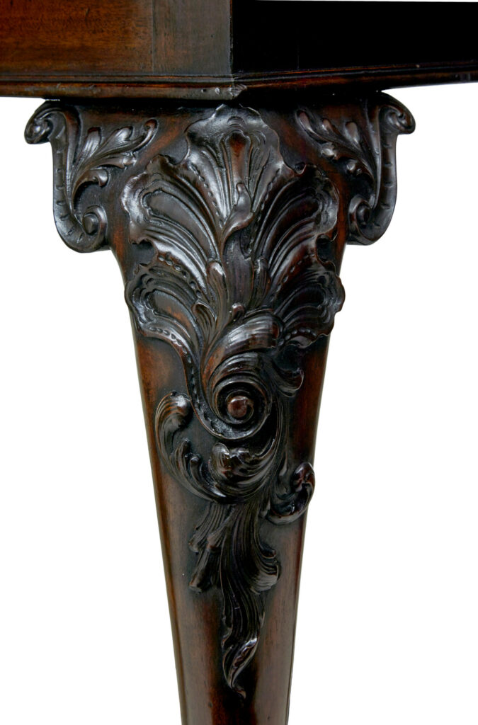 19th Century English Hand Carved Serving Table — image 7