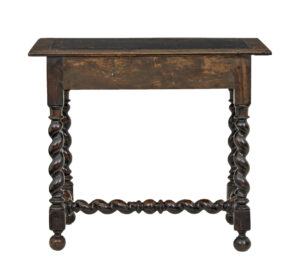 Early 19th Century Flemish Carved Walnut Side Table — thumbnail 8