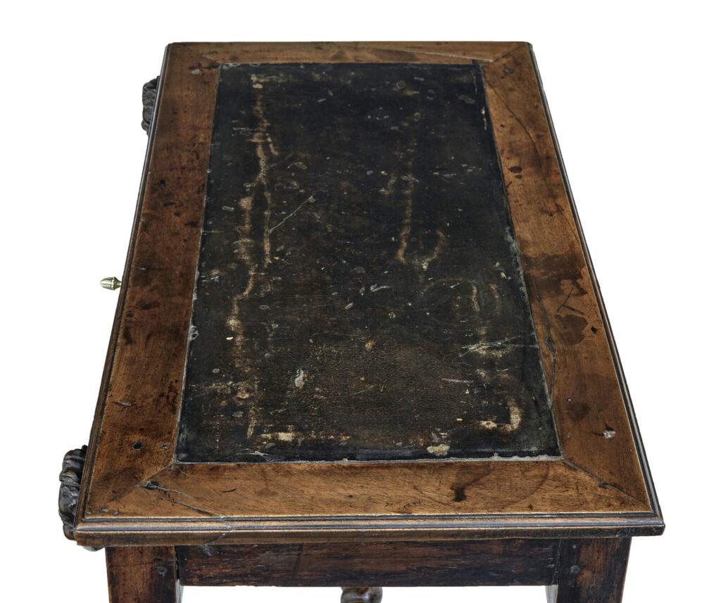 Early 19th Century Flemish Carved Walnut Side Table — image 6