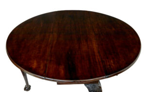 18th Century Carved Mahogany Dropleaf Table — thumbnail 6