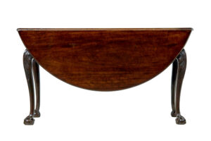 18th Century Carved Mahogany Dropleaf Table — thumbnail 3