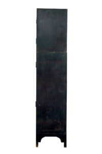 Pair of 19th Century Black Lacquered Chinese Compound Cabinets — thumbnail 10