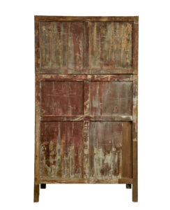 Pair of 19th Century Black Lacquered Chinese Compound Cabinets — thumbnail 9