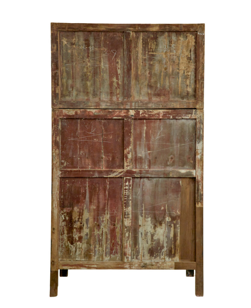 Pair of 19th Century Black Lacquered Chinese Compound Cabinets — image 9