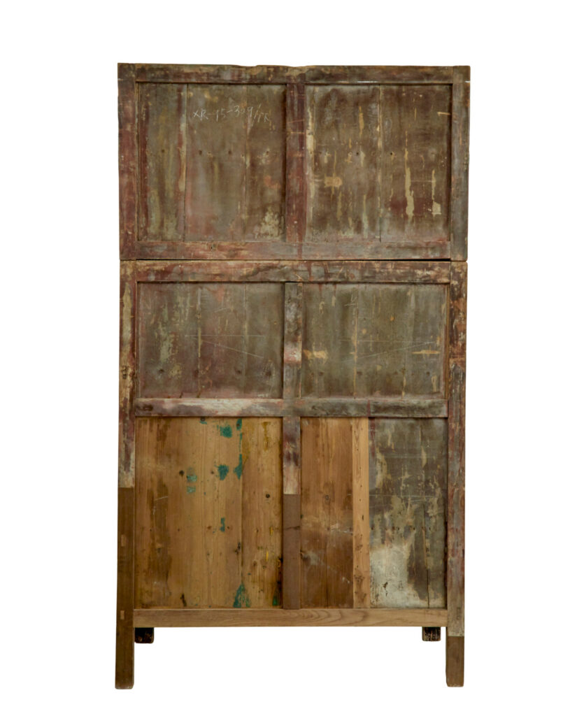 Pair of 19th Century Black Lacquered Chinese Compound Cabinets — image 8