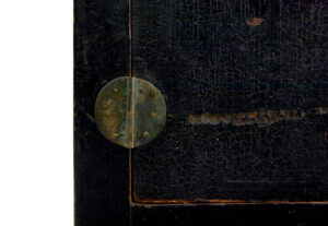 Pair of 19th Century Black Lacquered Chinese Compound Cabinets — thumbnail 5