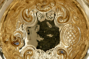 George I Silver Rococo Silver Lidded Tankard by John Penfold — thumbnail 5