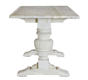 Limed Oak Baluster Support Dining Table — thumbnail 8