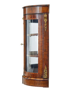 19th Century Victorian Glazed Burr Walnut Sideboard — thumbnail 7