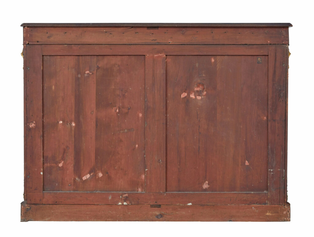 19th Century Victorian Glazed Burr Walnut Sideboard — image 6