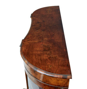 19th Century Victorian Glazed Burr Walnut Sideboard — thumbnail 3