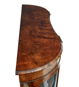 19th Century Victorian Glazed Burr Walnut Sideboard — thumbnail 2